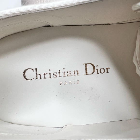 CHRISTIAN DIOR WALK'N'DIOR SNEAKER Cotton Canvas Size 38 EU 8 US - Picture 14 of 16